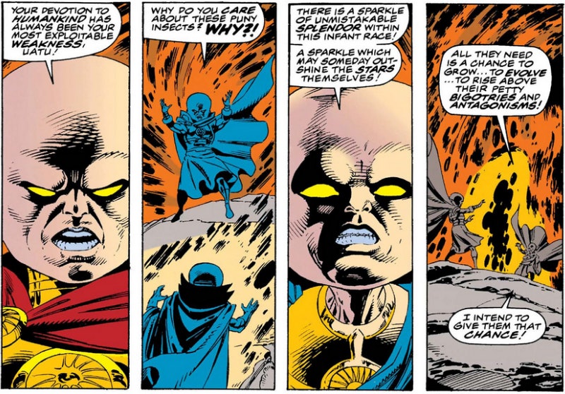 Наблюдателят нарушава най-строгото си правило в комиксите на Marvel