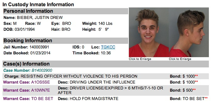 Una investigación sobre la altura de Justin Bieber