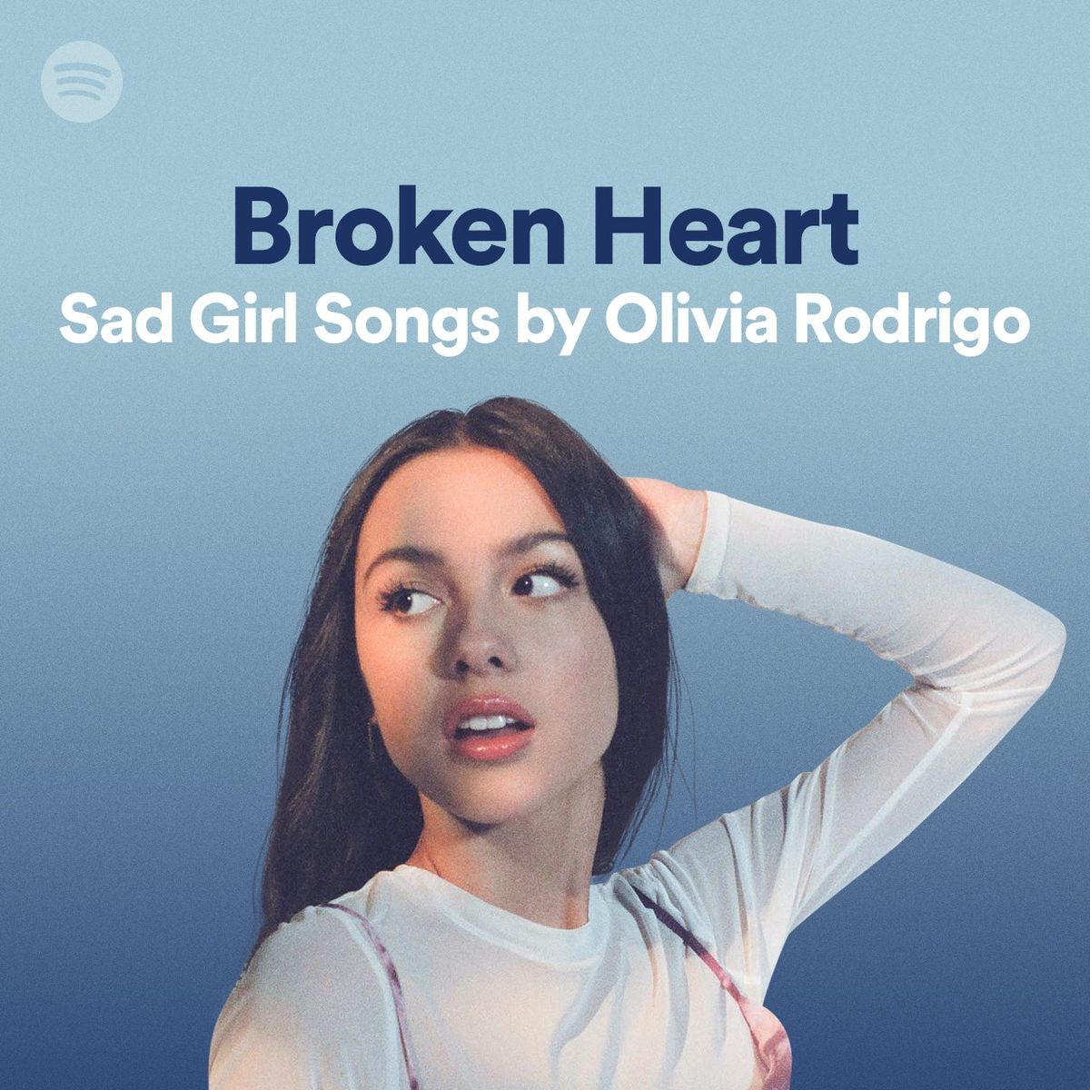 Olivia Rodrigo seleccionó una lista de reproducción de 'canciones de chicas tristes' para que todos lloren
