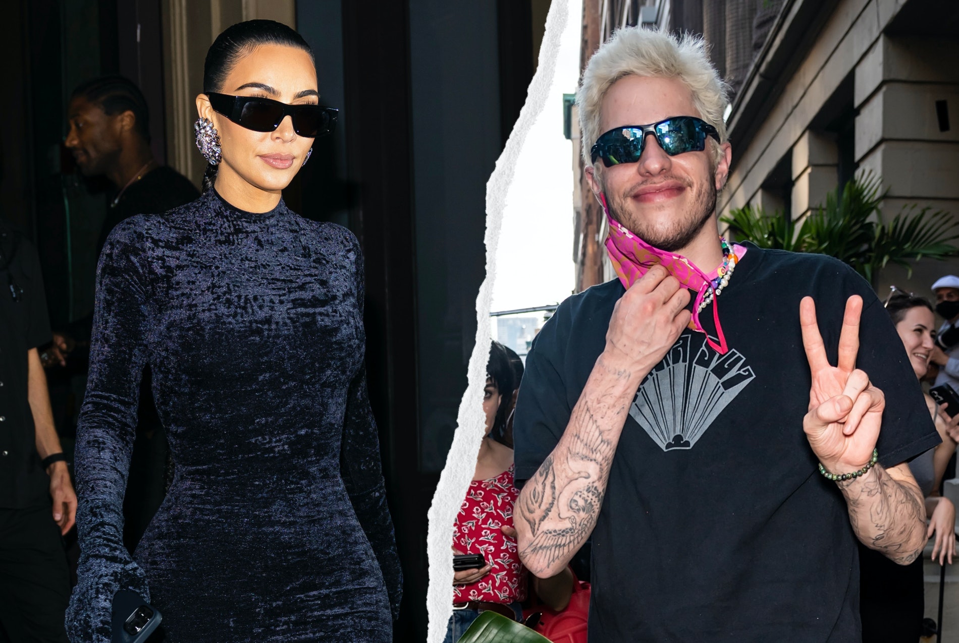 Kim Kardashian y Pete Davidson cuentan con el cauteloso apoyo de las estrellas de SNL
