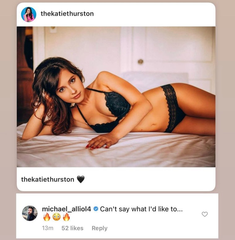 Blake Moynes responde a los comentarios sedientos que Michael A. dejó en el Instagram de Katie