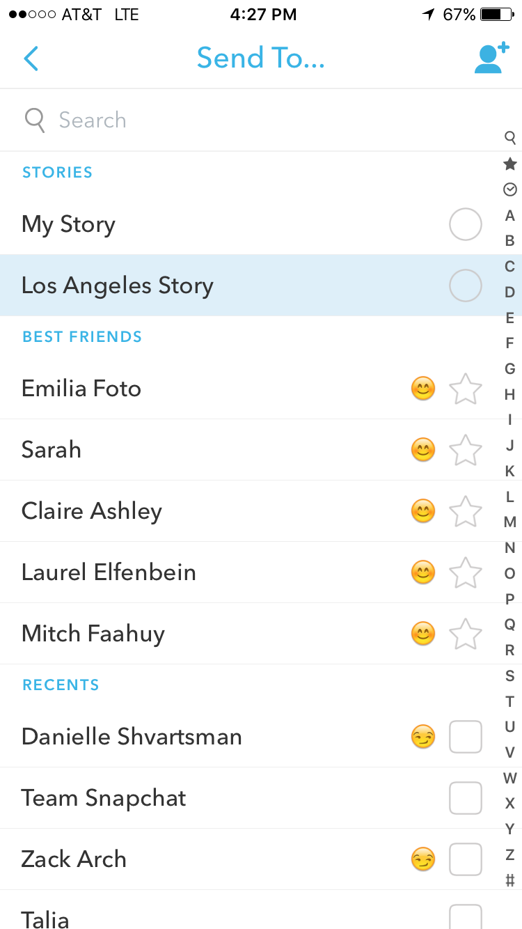 Snapchatがあなたの「親友」を選ぶ方法