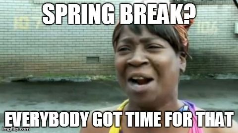 18 Spring Break Memes som er tro mot livet
