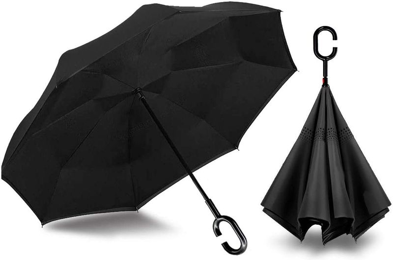 Os 5 melhores guarda-chuvas invertidos para mantê-lo seco na chuva