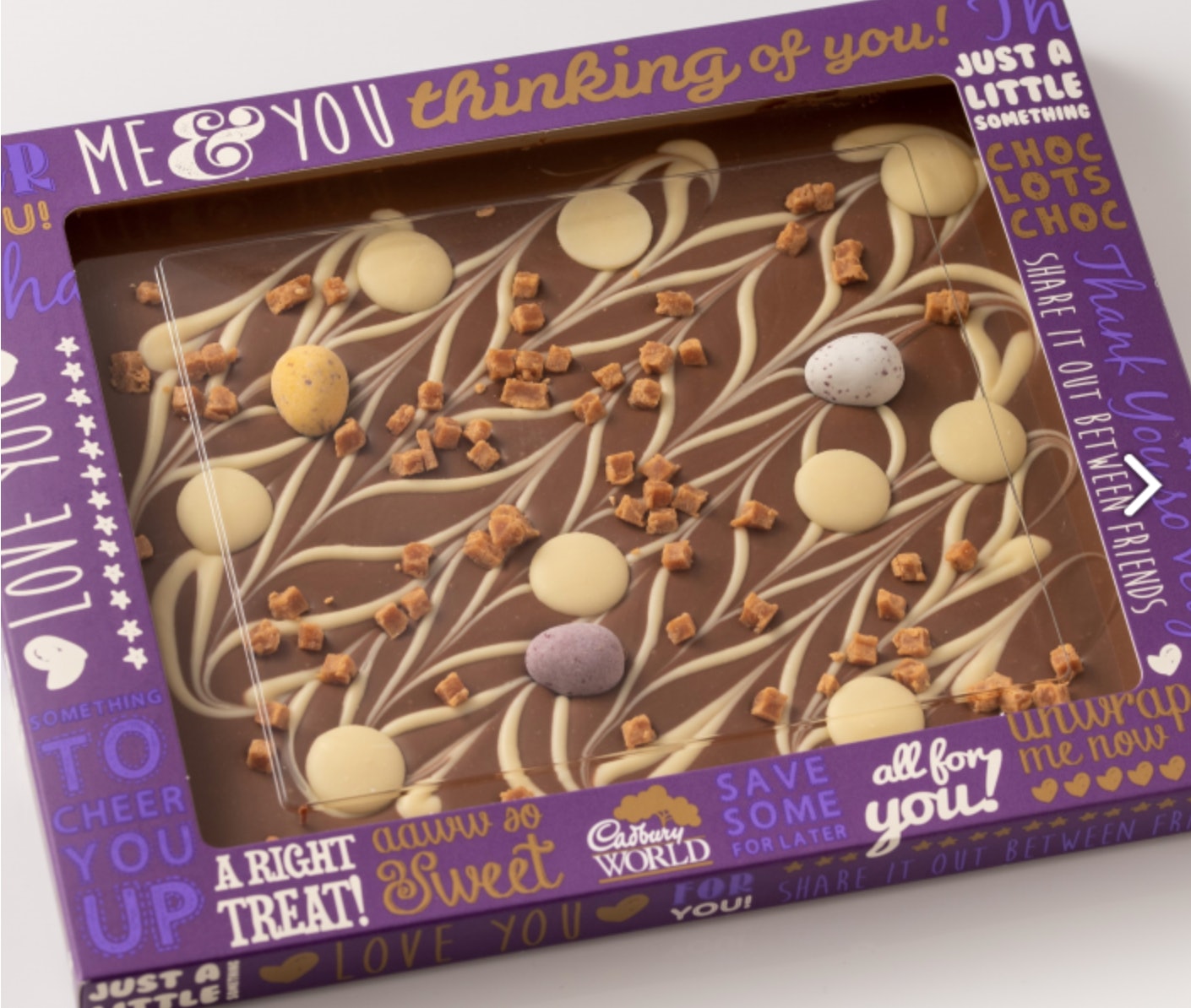 Jā, jūs tagad varat izveidot savu Cadbury's šokolādes tāfelīti