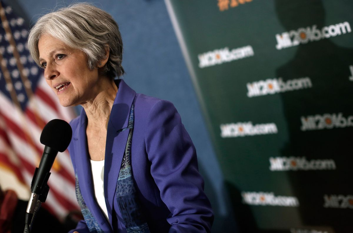Jill Stein se sooča z dvema rokoma za ponovni odštevanje