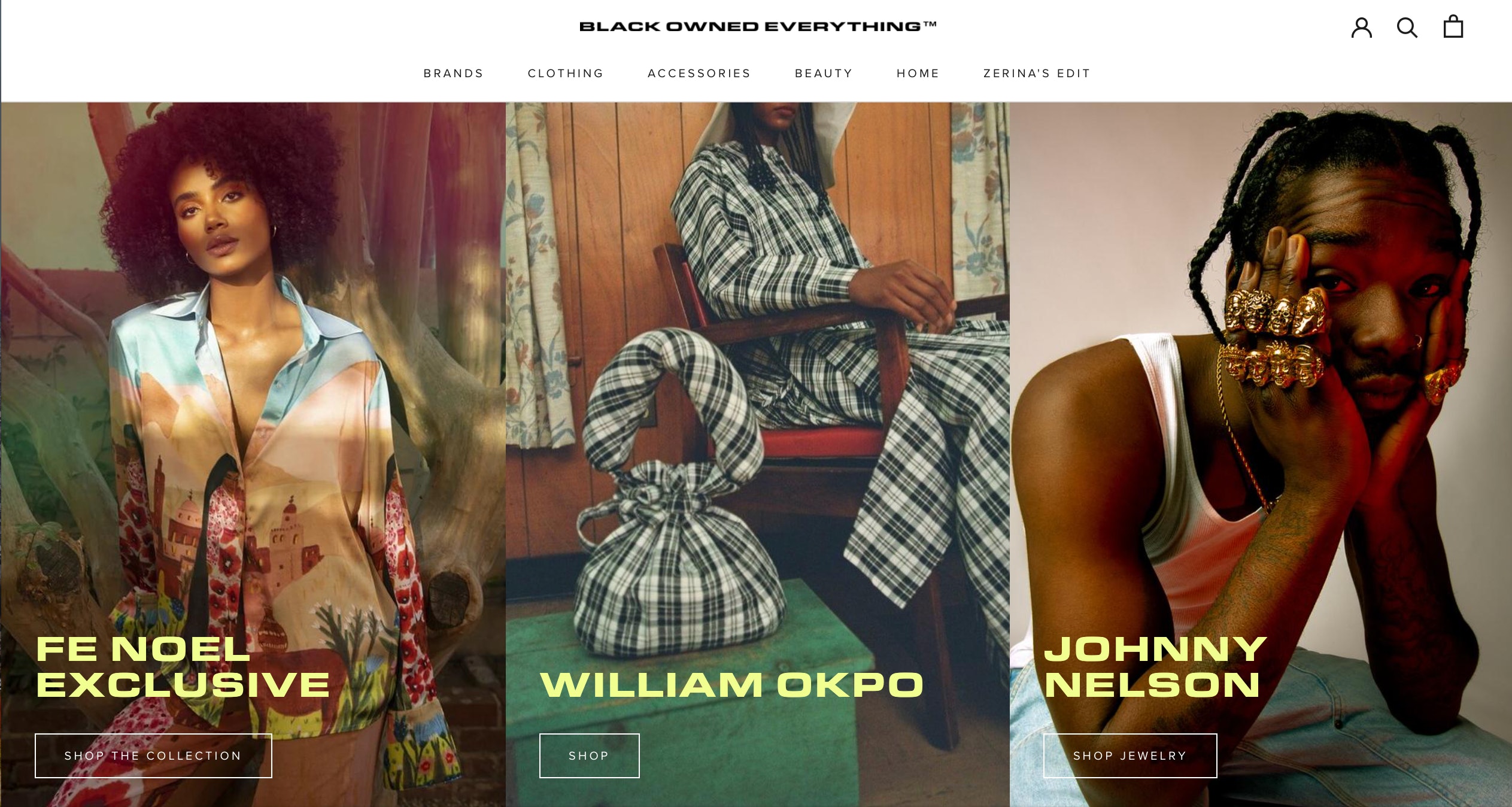 Zerina Akers' digitale butikkfront fremhever svarteide merkevarer